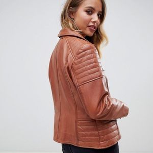 Barneys Originals 100% leather jacket US size 8